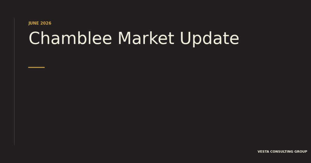 Chamblee Real Estate Market Update: June 2026 Numbers